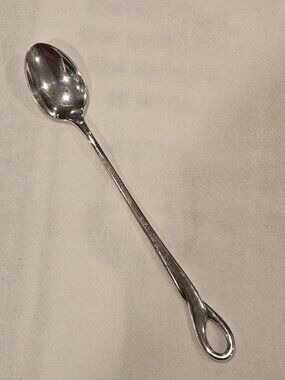 Tiffany & Co. Elsa Peretti Sterling Silver Loop Iced Tea Spoon – Vintage 1984